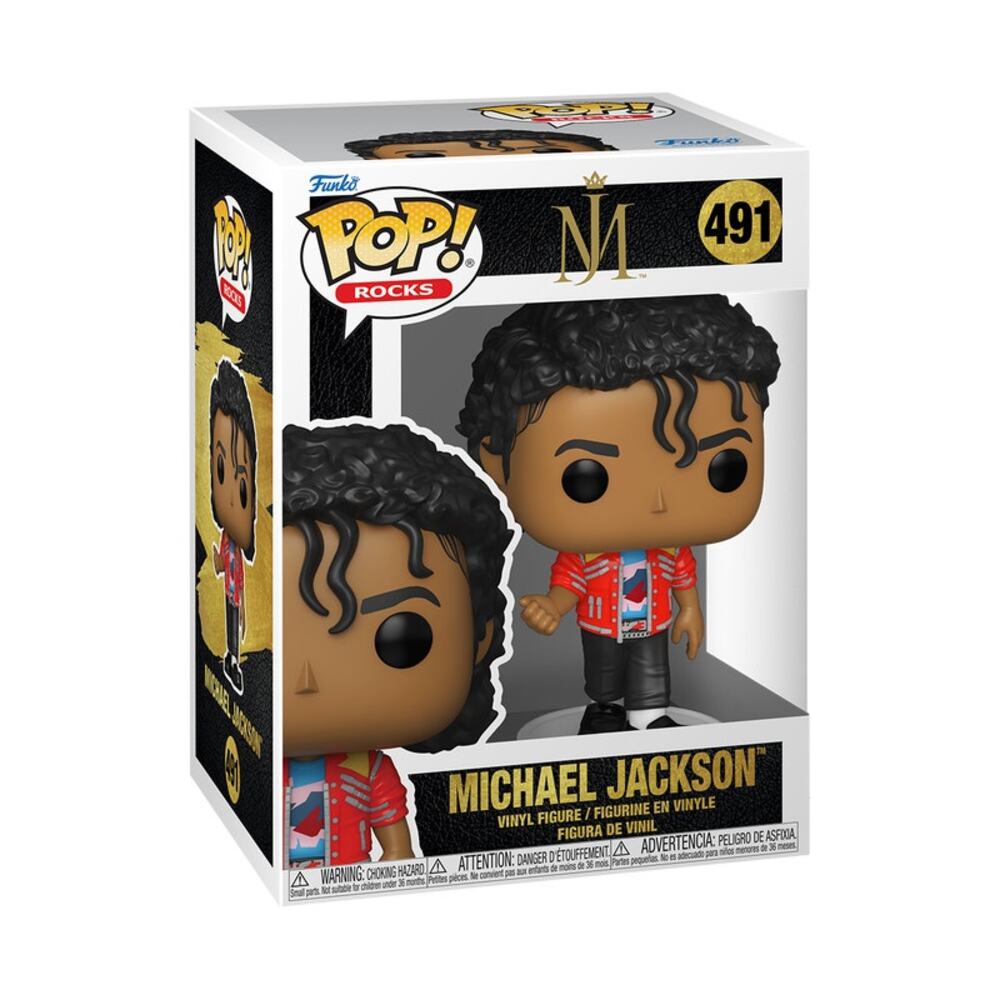 Funko Pop! Rocks - Michael Jackson (Beat It) #491 With Protector - Picture 2 of 3